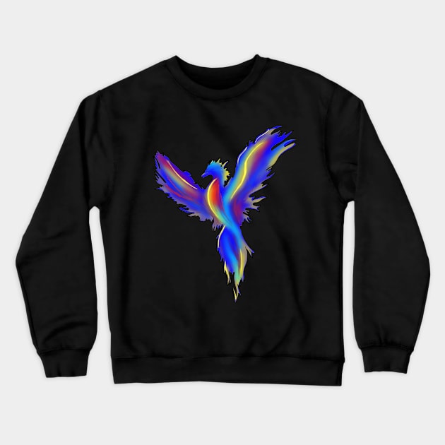 Blue New phoenix Crewneck Sweatshirt by xaxuokxenx